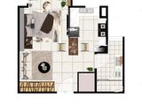 新世界天悦_1室1厅1卫 建面38平米