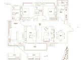 北辰中央公园_4室2厅2卫 建面140平米