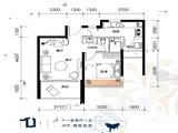 三亚棕榈滩_1室2厅1卫 建面60平米