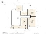 圆融广场_3室2厅1卫 建面96平米