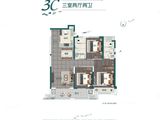 金地格林格林_3室2厅2卫 建面115平米