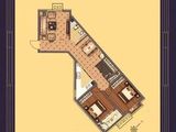 锦绣范阳二期_3室2厅1卫 建面90平米