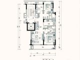 武汉城建融创奥璟园_3室2厅2卫 建面101平米