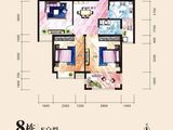 宜和云天_2室2厅1卫 建面86平米