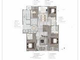 绿城柳岸晓风_4室2厅3卫 建面169平米