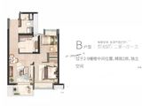 路劲上海派＋_2室2厅1卫 建面65平米