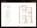 皓顺琨御_2室2厅1卫 建面91平米