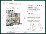 融创大理九宸府_3室2厅2卫 建面111平米