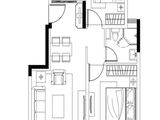 法兰西世家公寓_2室2厅1卫 建面78平米