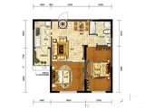 五矿弘园_2室2厅1卫 建面75平米