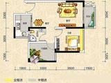 恒鑫御园_1室2厅1卫 建面60平米