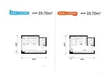 观澜公馆_1室1厅1卫 建面39平米