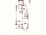 恒大绿洲_2室2厅1卫 建面80平米