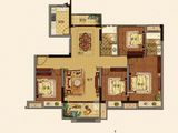庐江美的城_4室2厅2卫 建面136平米