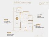 保利天汇_3室2厅2卫 建面123平米