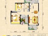 恒鑫御园_2室2厅1卫 建面75平米