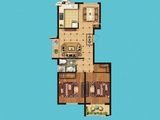 水木菁华_2室2厅1卫 建面93平米