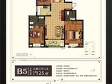 天鸿水岸景城_3室2厅2卫 建面125平米
