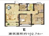 泰成溪水湾_3室2厅1卫 建面102平米