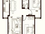 凤凰永安居_2室2厅1卫 建面100平米