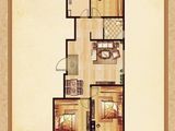 莹俊书香漫步_3室2厅1卫 建面110平米