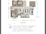 龙湖春江天越_4室2厅2卫 建面104平米