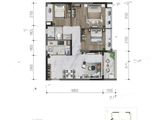 首开龙湖天鉅（三期）_3室2厅1卫 建面78平米