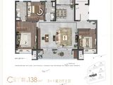 赤山未来城_4室2厅2卫 建面138平米