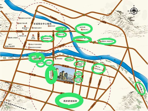 陕西新冠森房地产陇县综合体