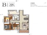 金顶如苑_3室2厅1卫 建面124平米