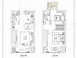 京北尚阁_2室2厅2卫 建面49平米
