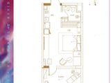 海宴台e公馆_1室1厅1卫 建面52平米
