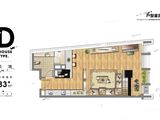 恒融广场_D户型83㎡ 建面83平米