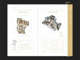 优筑江与城_3室2厅2卫 建面84平米