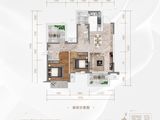 当代锦园ΜΟΜΛ_3室2厅2卫 建面87平米
