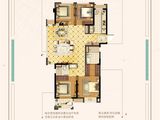 保利世茂璀璨滨江_4室2厅2卫 建面126平米