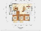 大唐世茂锦绣世家_3室2厅2卫 建面91平米