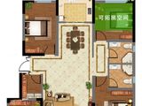 翰悦府_4室2厅2卫 建面140平米