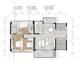 碧桂园江兰樾_3室2厅2卫 建面132平米