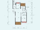 南益名士豪庭_2室2厅2卫 建面109平米