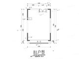 碧桂园高隆湾_B1户型 建面54平米