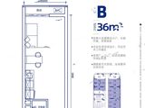 千灯湖C+_1室1厅1卫 建面36平米