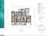 万达光屿湖_4室2厅2卫 建面127平米
