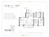 奥园璞樾ONE_3室2厅2卫 建面168平米