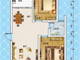 锦绣御珑湾_2室2厅1卫 建面86平米