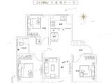 远洋凤栖翰林_3室2厅1卫 建面100平米