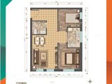 福成尚领时代_2室1厅1卫 建面82平米