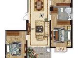 杰仕豪庭天樾_3室2厅2卫 建面140平米
