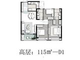 春和景明雅园_3室2厅2卫 建面115平米
