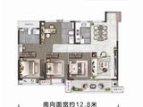 悦宸里_4室2厅2卫 建面125平米
